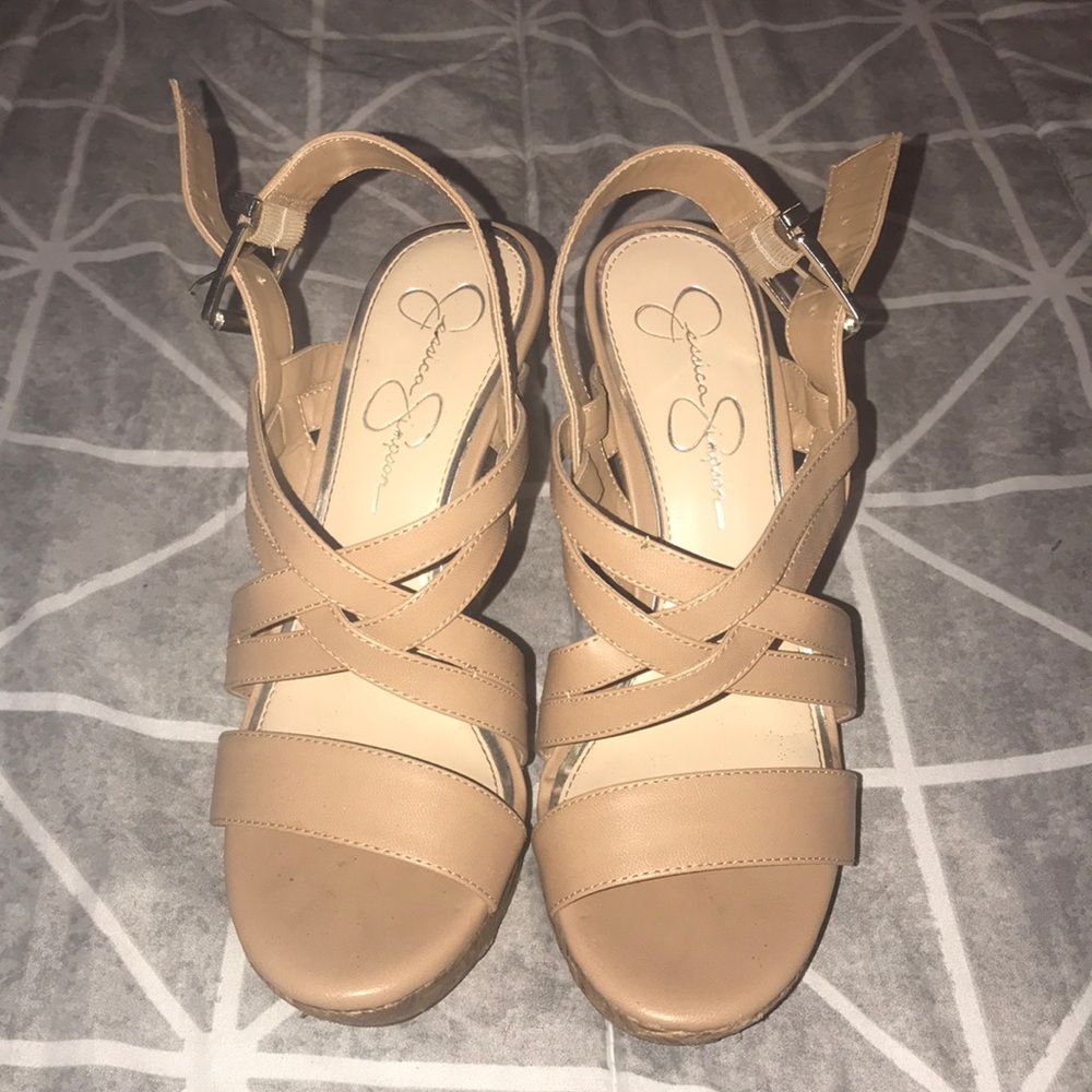 Jessica Simpson Cork Wedges